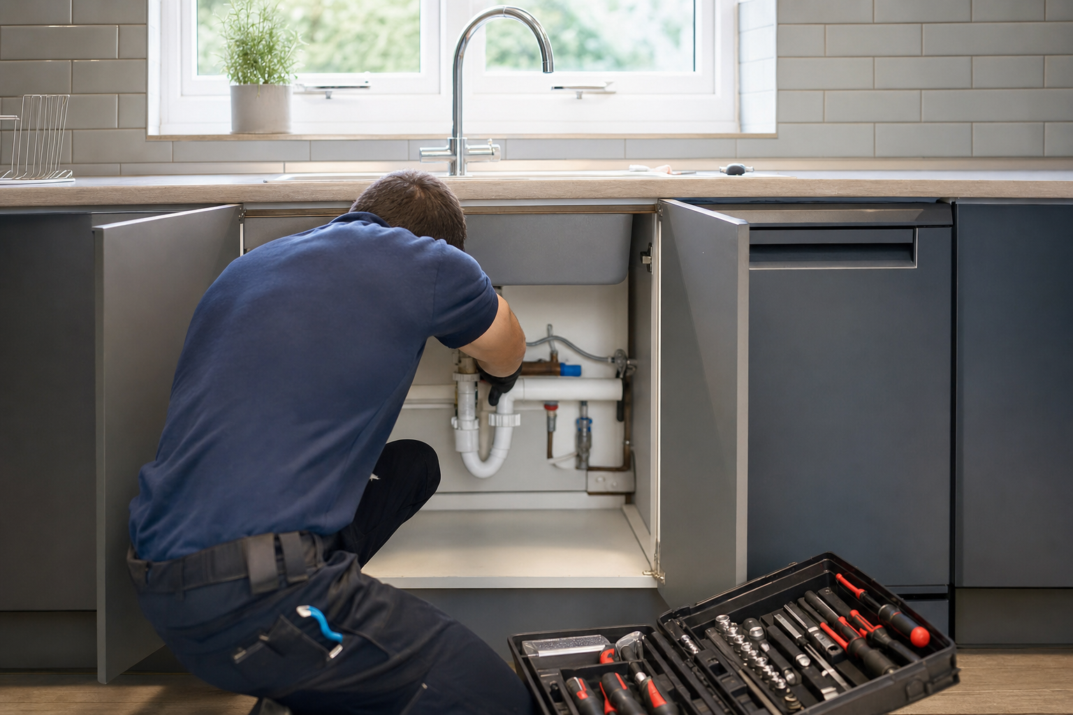 Kitchen Plumbing Borehamwood service image